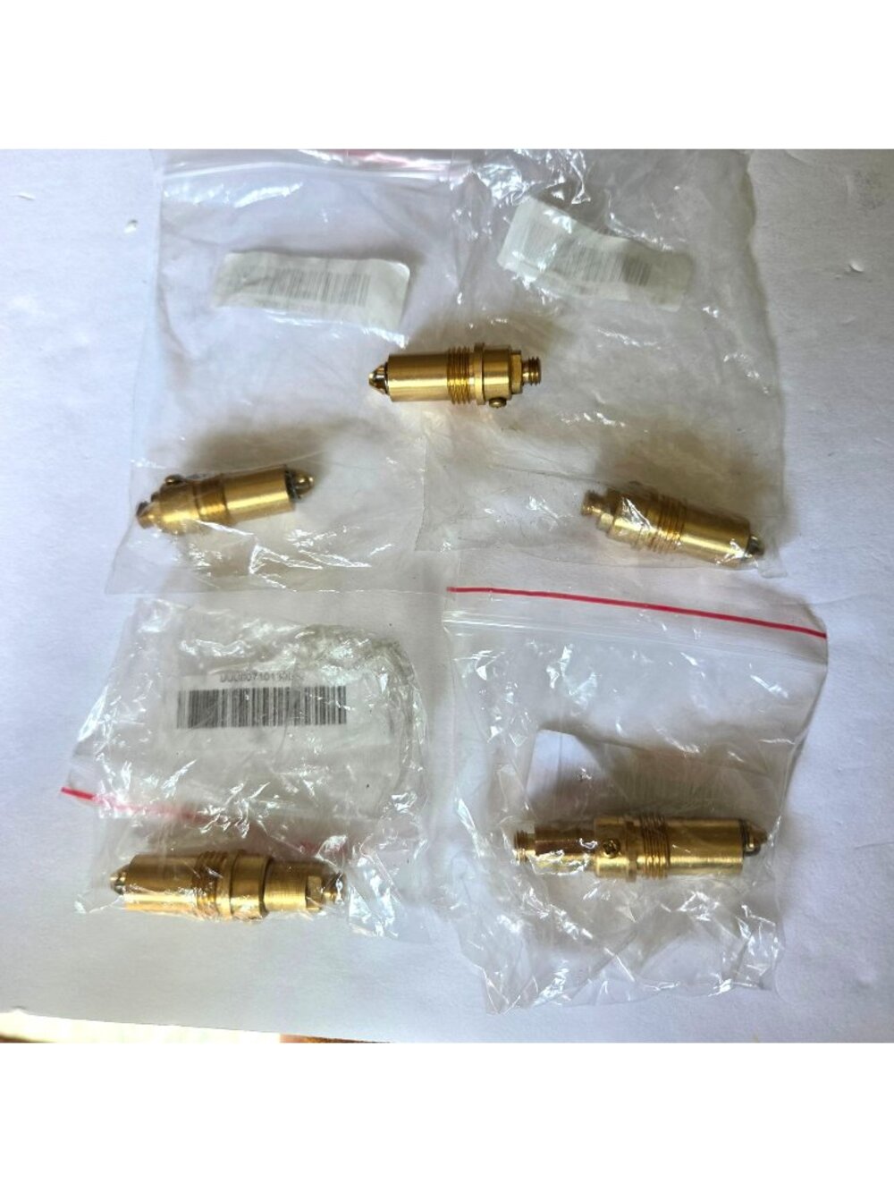 5-Pack 3-28mm-2-38mm Pop Up Bolt Brass Push Spring Plug Replace Sink Drain Stop